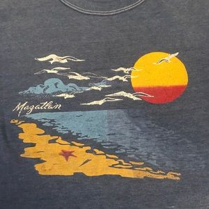 Vintage, super soft blue ‘Mazatlan’ T